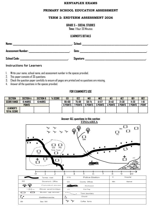 Preview page Grade-5-Social-Studies-July-Assessment-Examination-2026_6272_0.jpg
