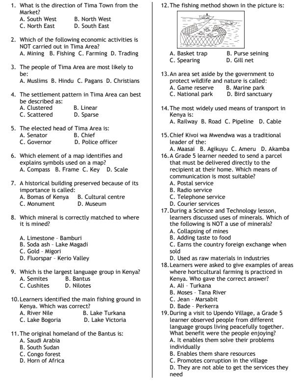 Preview page Grade-5-Social-Studies-July-Assessment-Examination-2026_6272_1.jpg