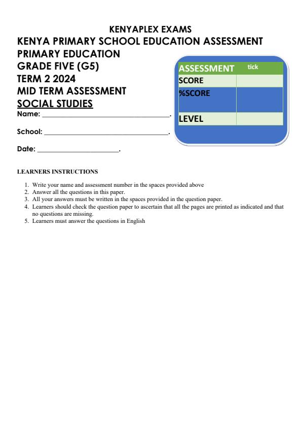 Preview page Grade-5-Social-Studies-Mid-Term-2-Exam-2024_2682_0.jpg