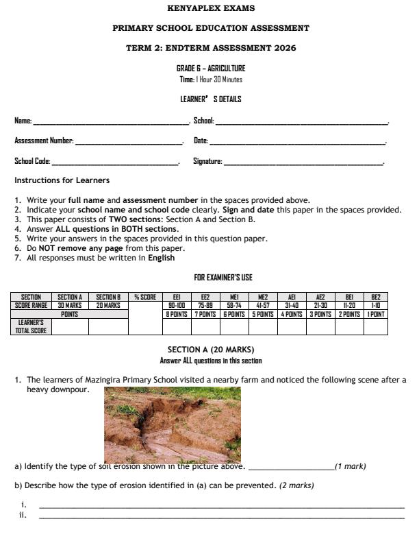 Preview page Grade-6-Agriculture-End-Term-2-Exam-2026_6063_0.jpg