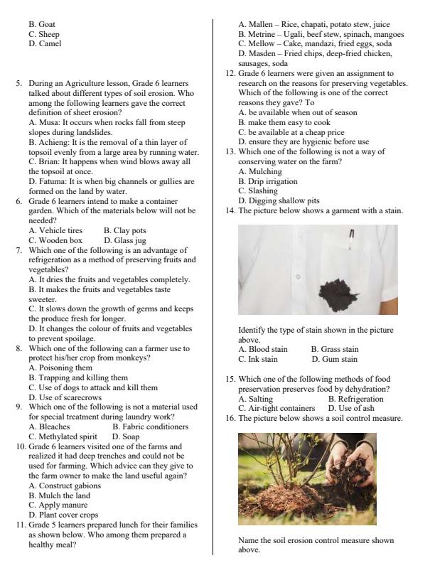 Preview page Grade-6-Agriculture-July-Assessment-Examination-2026_6287_1.jpg