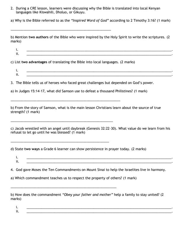 Preview page Grade-6-CRE-End-Term-2-Exam-2026_6064_1.jpg