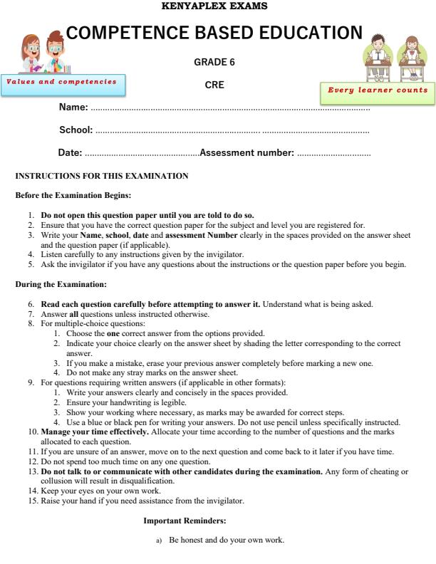 Preview page Grade-6-CRE-End-of-Term-2-Exam-2025_4372_0.jpg