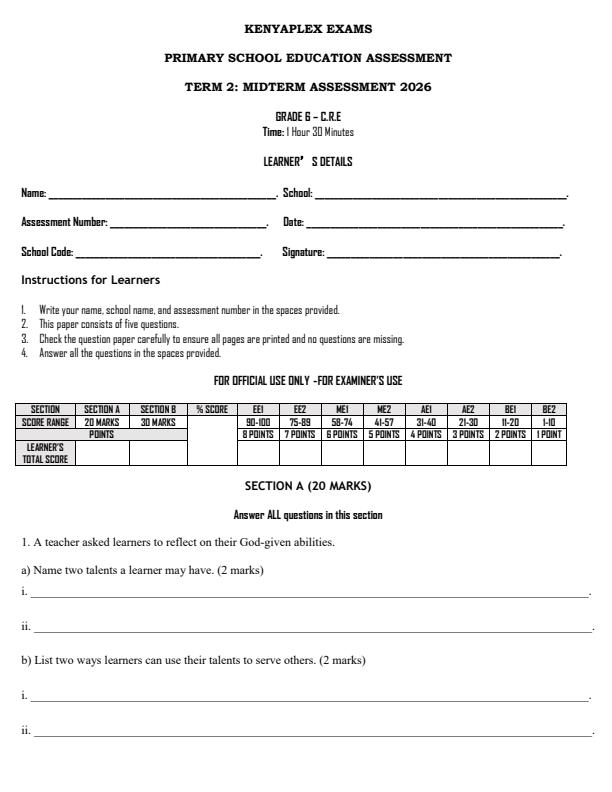 Preview page Grade-6-CRE-Mid-Term-2-Exam-2026_5965_0.jpg