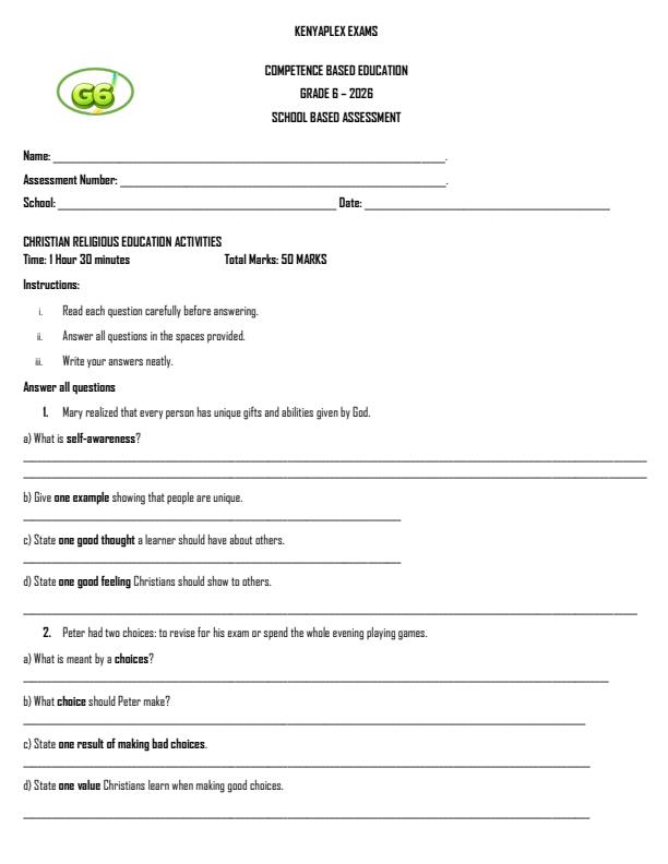 Preview page Grade-6-CRE-Term-2-Opener-Exam-2026_5577_0.jpg