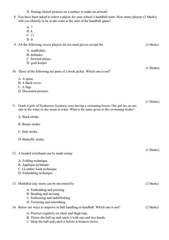 Preview page Grade-6-Creative-Arts-End-of-Term-2-Examination-2024_2840_2.jpg