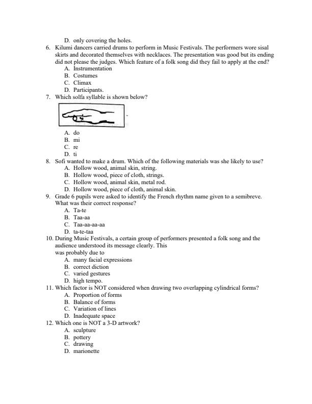 Preview page Grade-6-Creative-Arts-Term-3-Opener-Exam-2025_4518_1.jpg