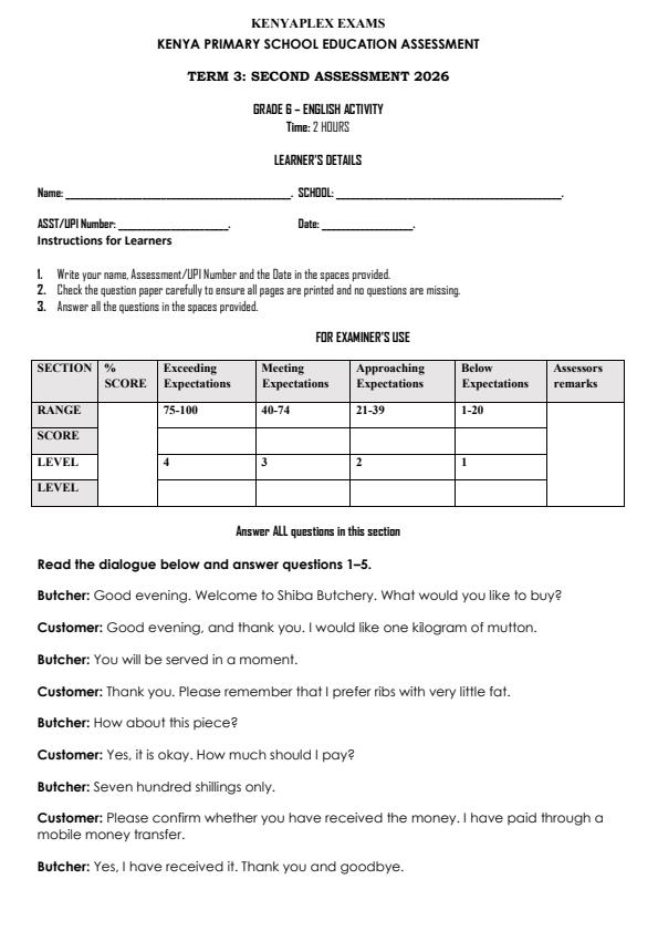 Preview page Grade-6-English-Activity-End-Term-3-Exam-2026_6873_0.jpg