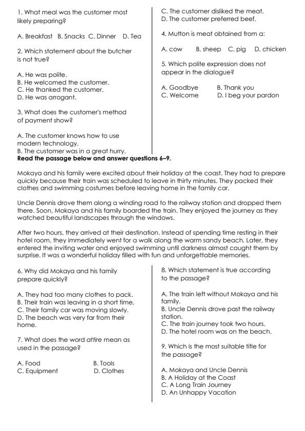 Preview page Grade-6-English-Activity-End-Term-3-Exam-2026_6873_1.jpg