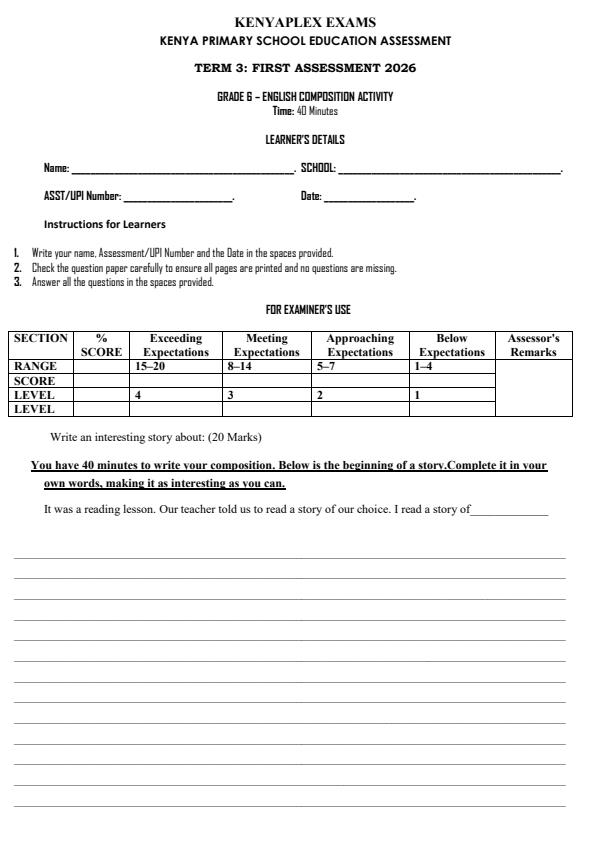 Preview page Grade-6-English-Composition-Activity-Term-3-Opener-Exam-2026_6637_0.jpg