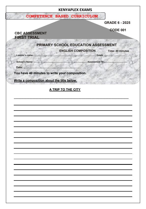 Preview page Grade-6-English-Composition-Term-1-Opener-Exam-2025_3528_0.jpg