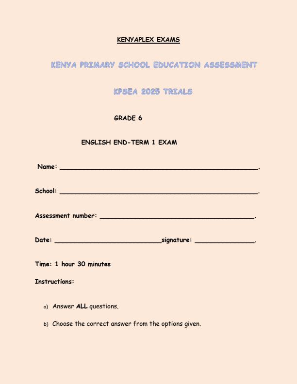Preview page Grade-6-English-End-of-Term-1-Examination-2025_3794_0.jpg
