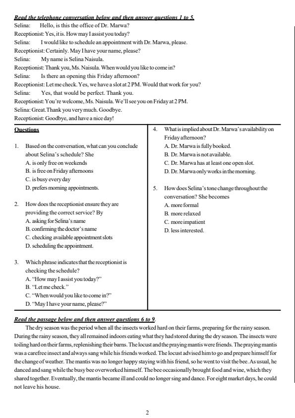 Preview page Grade-6-English-End-of-Term-3-KPSEA-Prediction-Exam-2025_4832_1.jpg