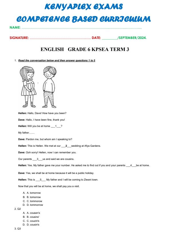 Preview page Grade-6-English-Mid-Term-3-Exam-2024_3168_0.jpg