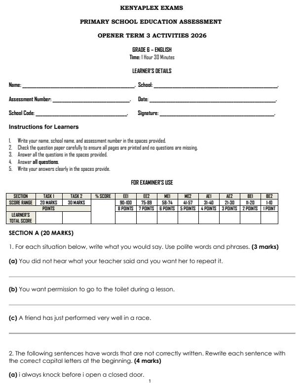 Preview page Grade-6-English-Term-3-September-Assesment-Examination-2026_6760_0.jpg