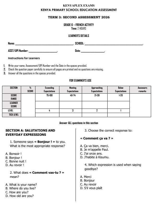 Preview page Grade-6-French-Activity-End-Term-3-Exam-2026_6874_0.jpg