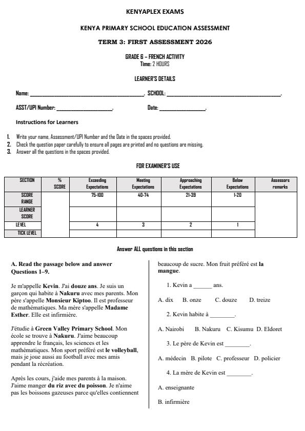 Preview page Grade-6-French-Activity-Term-3-Opener-Exam-2026_6461_0.jpg