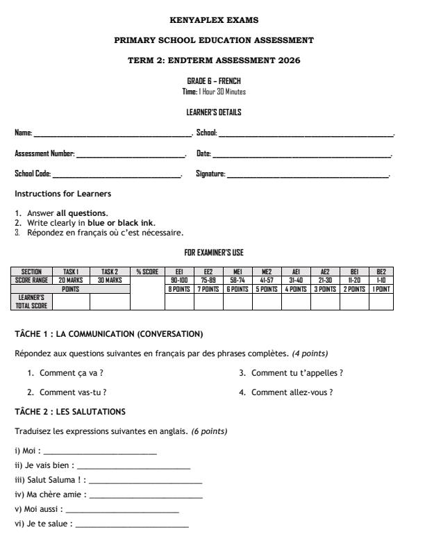 Preview page Grade-6-French-End-Term-2-Exam-2026_6069_0.jpg