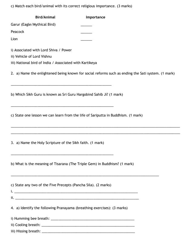 Preview page Grade-6-Hindu-Religious-Education-End-Term-2-Exam-2026_6071_1.jpg