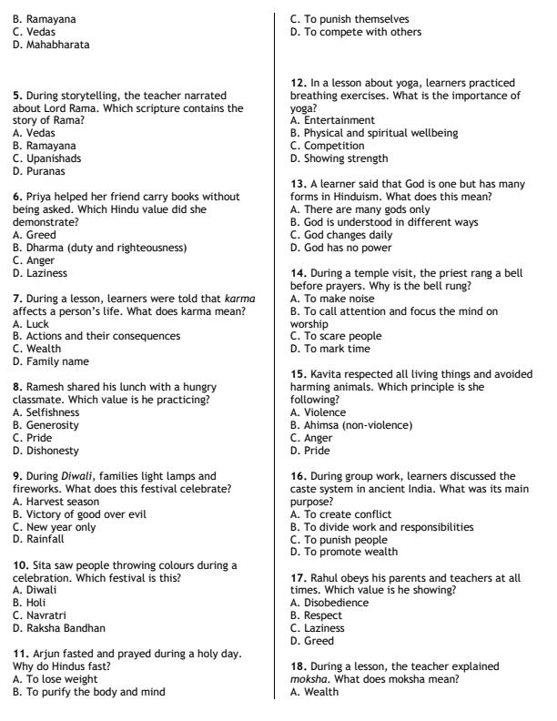 Preview page Grade-6-Hindu-Religious-Education-July-Assessment-Examination-2026_6293_1.jpg