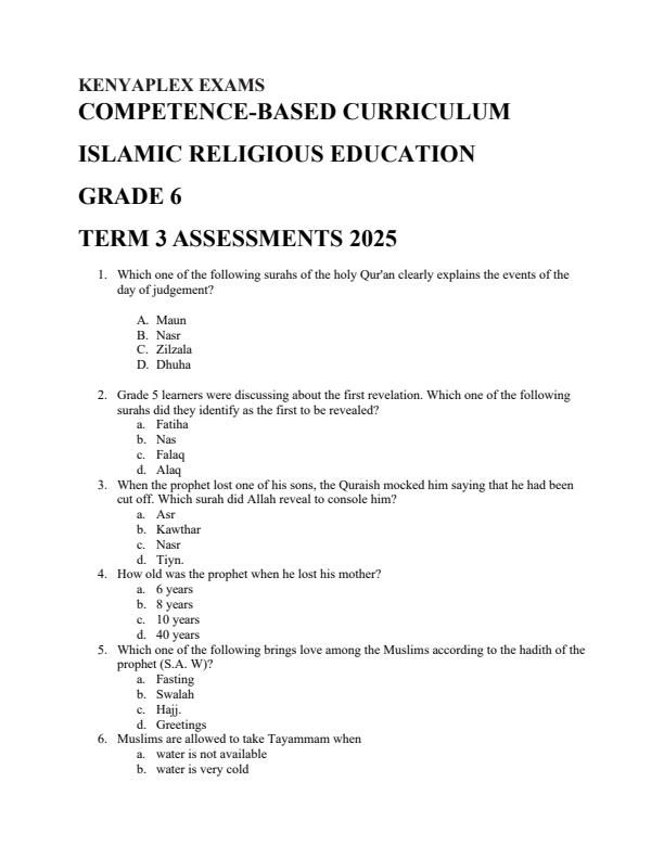 Preview page Grade-6-IRE-Term-3-Opener-Exam-2025_4526_0.jpg