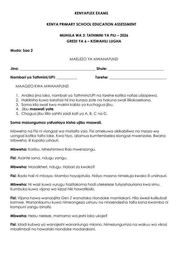 Preview page Grade-6-Kiswahili--Lugha-End-Term-3-Exam-2026_6879_0.jpg