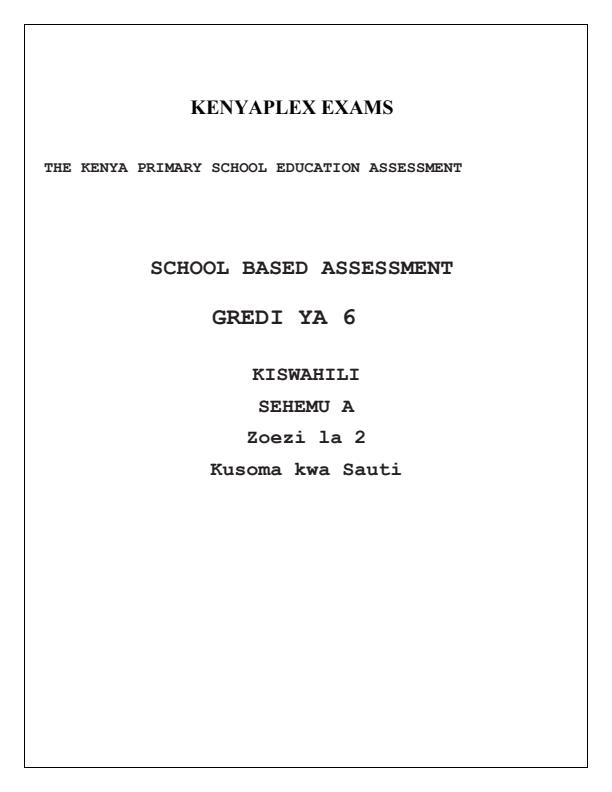 Preview page Grade-6-Kiswahili-Mid-Term-2-Exam-2025_4218_0.jpg