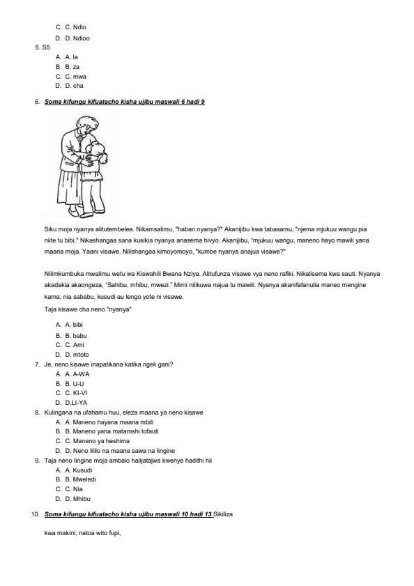 Preview page Grade-6-Kiswahili-Mid-Term-3-Exam-2024_3170_1.jpg