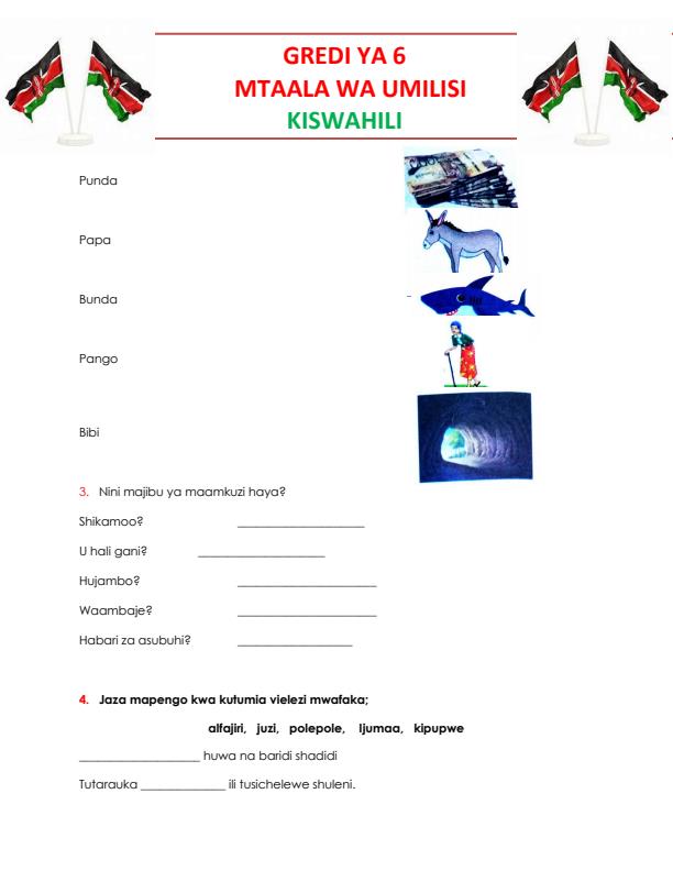 Preview page Grade-6-Kiswahili-Term-1-Opener-Exam-2024_1914_0.jpg