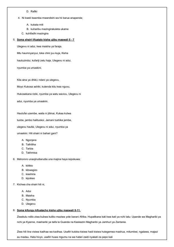 Preview page Grade-6-Kiswahili-Term-3-Opener-Exam-2024_2949_1.jpg