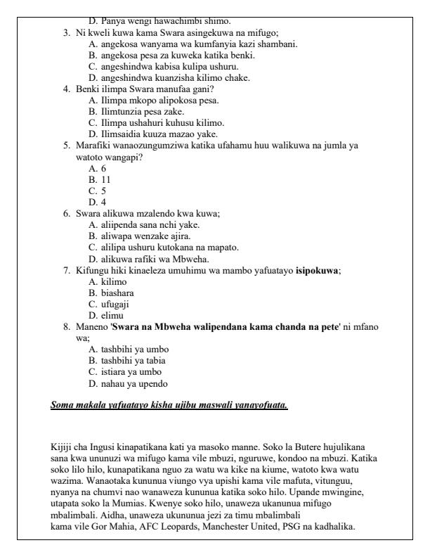 Preview page Grade-6-Kiswahili-Term-3-Opener-Exam-2025_4521_1.jpg