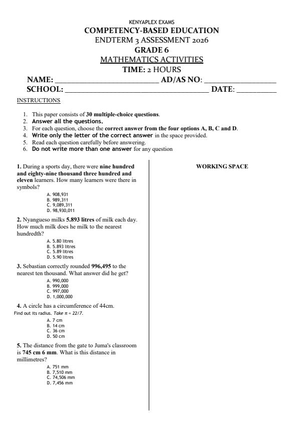 Preview page Grade-6-Mathematics-End-Term-3-set-2-exam-2026_7120_0.jpg