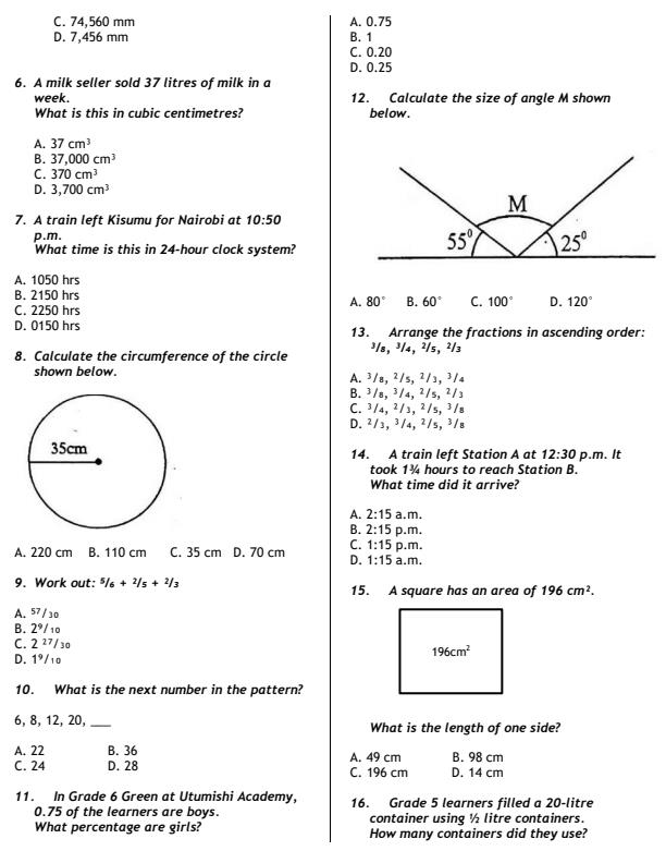 Preview page Grade-6-Mathematics-July-Assessment-Examination-2026_6298_1.jpg