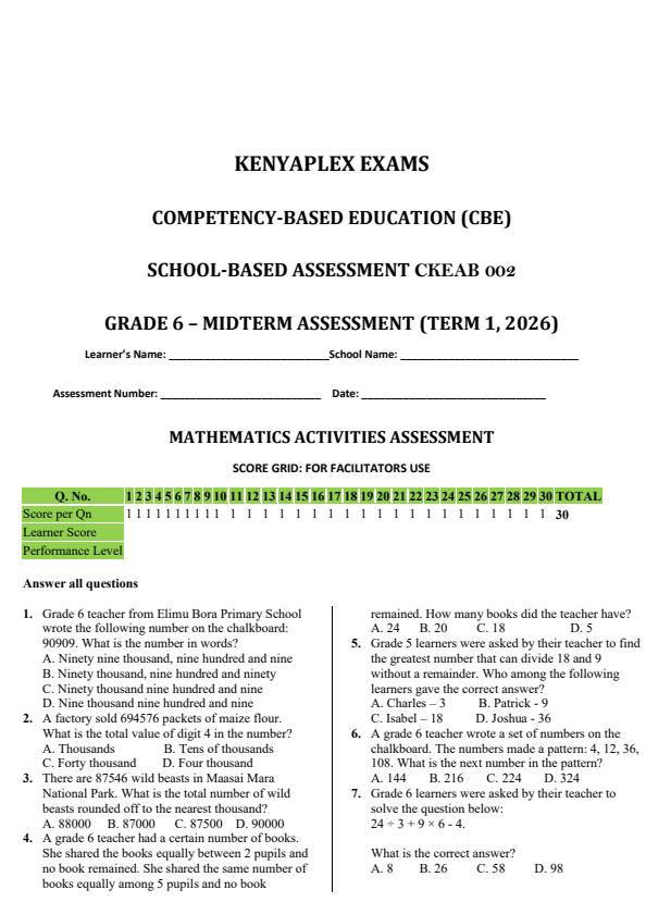 Preview page Grade-6-Mathematics-Mid-Term-1-Exam-2026_5093_0.jpg