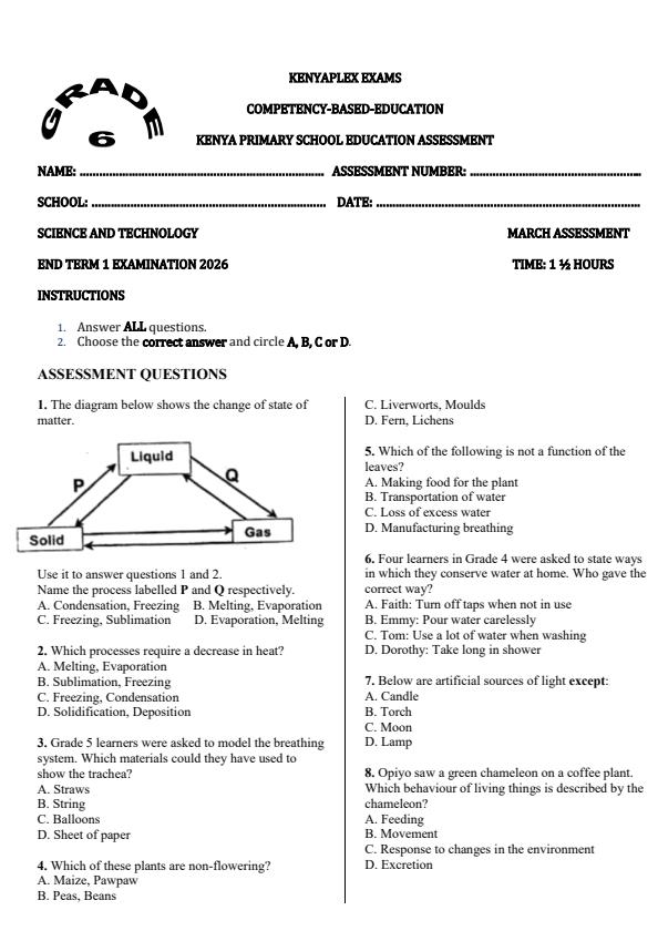 Preview page Grade-6-Science-and-Technology-End-Term-1-Exam-2026_5412_0.jpg