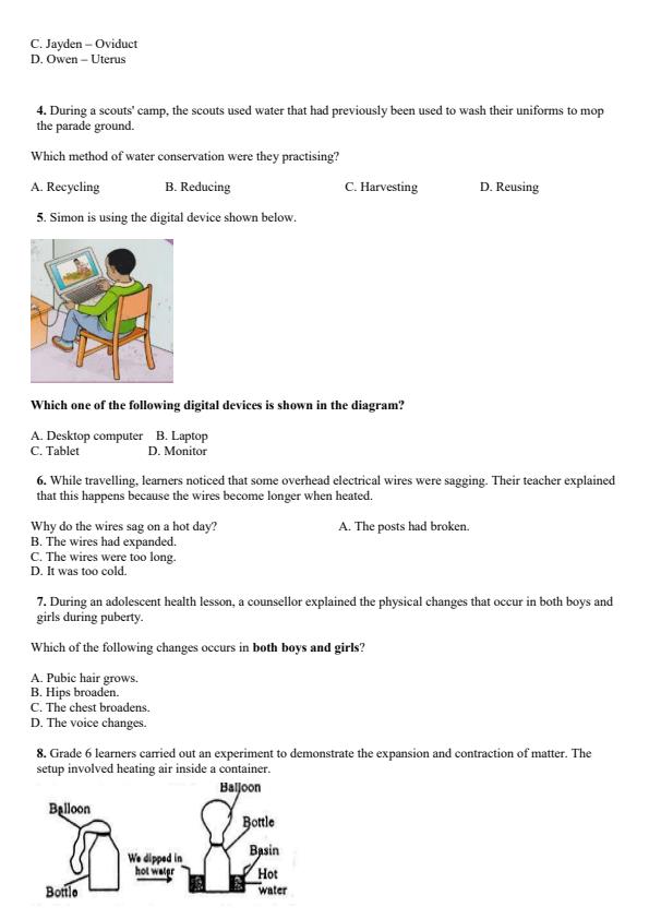 Preview page Grade-6-Science-and-Technology-End-Term-3-set-2-exam-2026_7121_1.jpg