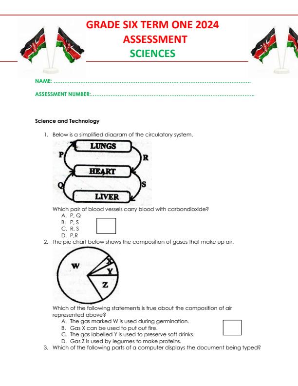 Preview page Grade-6-Science-and-Technology-Term-1-Opener-Exam-2024_1918_0.jpg