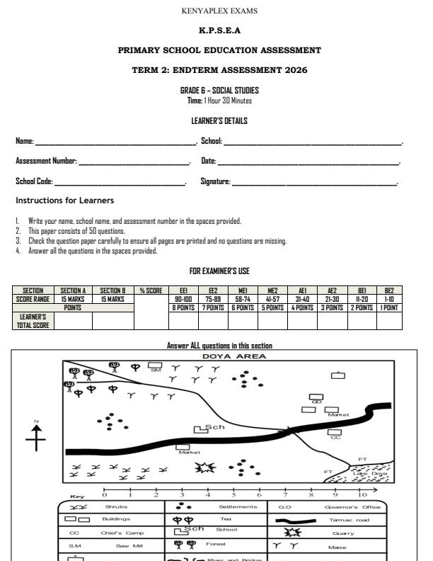 Preview page Grade-6-Social-Studies-July-Assessment-Examination-2026_6300_0.jpg
