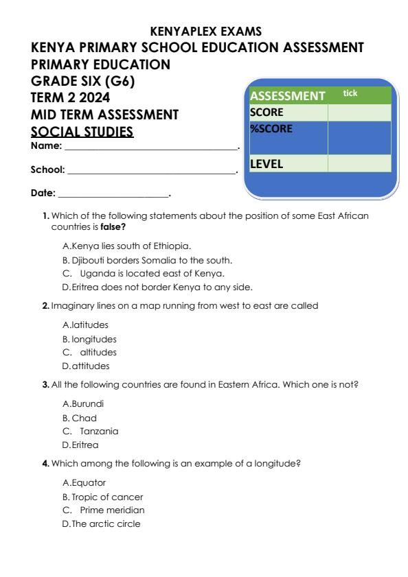 Preview page Grade-6-Social-Studies-Mid-Term-2-Exam-2024_2690_0.jpg