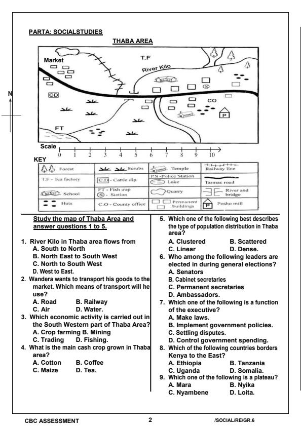 Preview page Grade-6-Social-Studies-Term-1-Opener-Exam-2025_3537_1.jpg