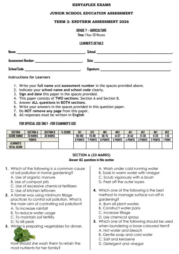 Preview page Grade-7-Agriculture-End-Term-2-Exam-2026_6080_0.jpg