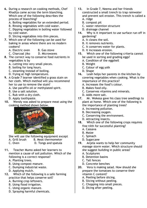 Preview page Grade-7-Agriculture-Mid-Term-2-Exam-2026_5861_1.jpg