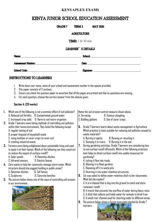 Preview page Grade-7-Agriculture-Term-2-OPener-Exam-2026_5592_0.jpg