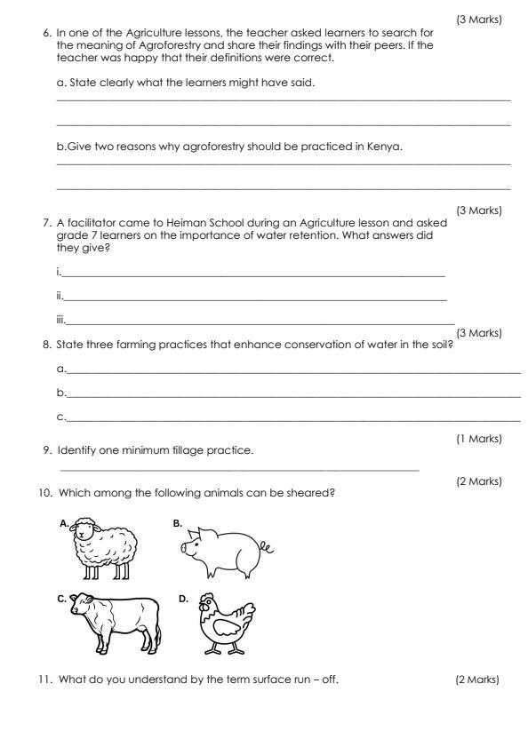 Preview page Grade-7-Agriculture-and-Nutrition-End-of-May-Assessment-Test_2529_2.jpg