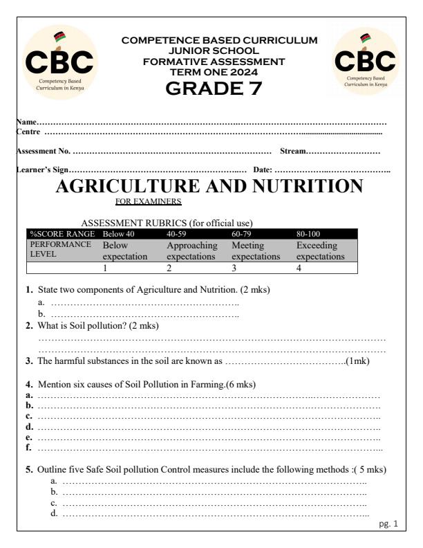 Preview page Grade-7-Agriculture-and-Nutrition-Mid-Term-1-Exam-2024-Set-1_2087_0.jpg