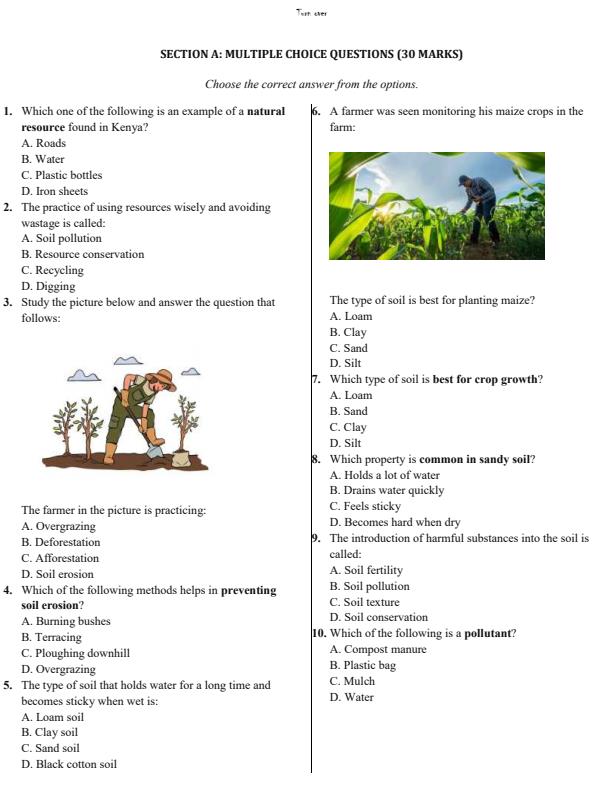 Preview page Grade-7-Agriculture-and-Nutrition-Opener-Exam-Term-1-2026_4971_1.jpg