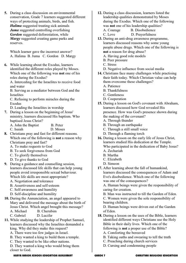 Preview page Grade-7-CRE-Activity-Term-3-Opener-Exam-2026_6499_1.jpg