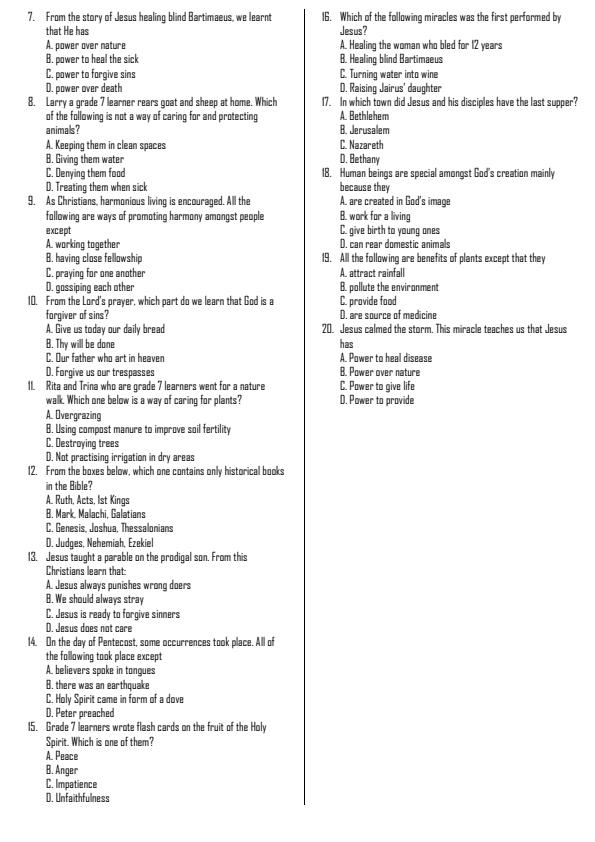 Preview page Grade-7-CRE-End-Term-2-Exam-2026_6081_1.jpg