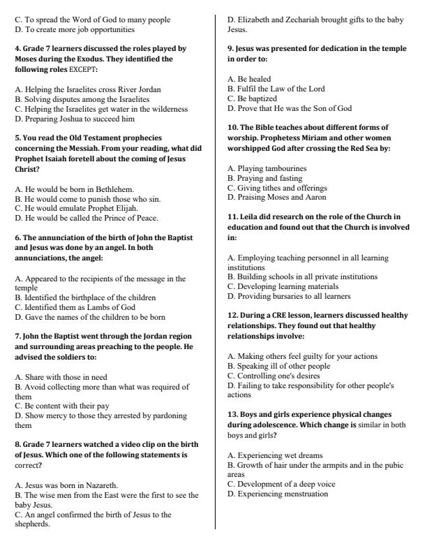 Preview page Grade-7-CRE-End-Term-3-Set-2-Exam-2026_7188_1.jpg