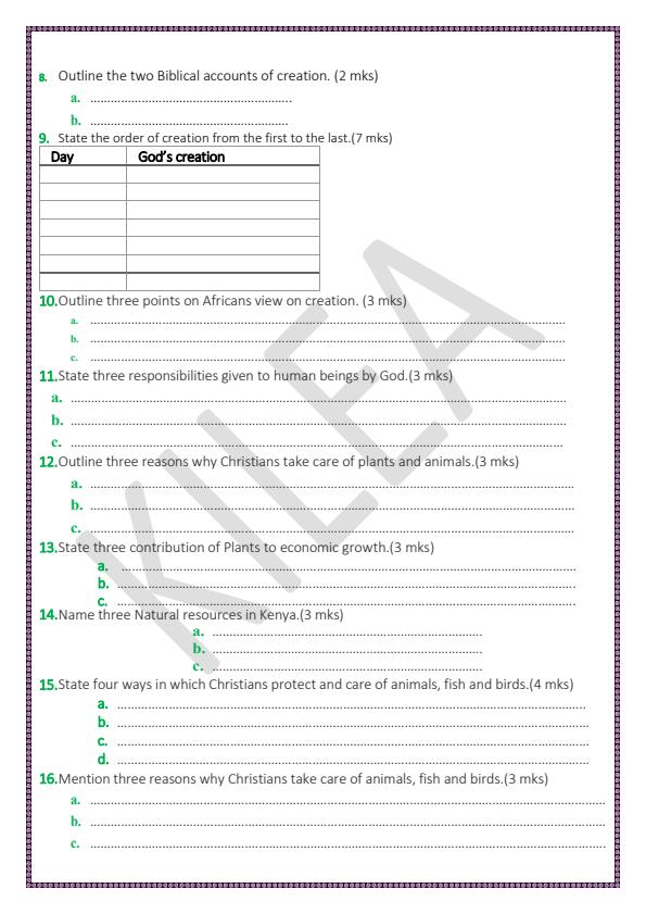 Preview page Grade-7-CRE-End-of-Term-1-Exam-2024_2139_2.jpg